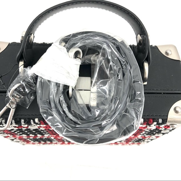 Sam Edelman Gracia Plaid Hardcase Crossbody Bag - Picture 5 of 12